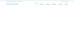 Desktop Screenshot of analyst-toolbox.com